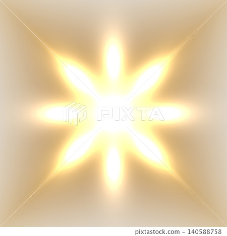 Golden starburst with bright eight pointed glowing light effect on soft beige background for holiday design Golden starburst with bright eight pointed glowing light effect on soft beige background for holiday design 140588758
