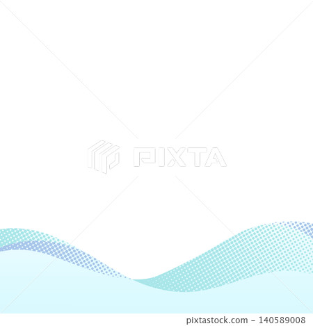 Curved design frame, wave, background, square size Curved design frame, wave, background, square size 140589008