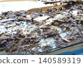 Pillars of a house damaged by termites 140589319