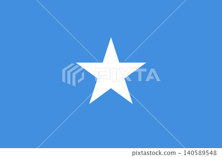 Illustration of the Somali flag Illustration of the Somali flag 140589548