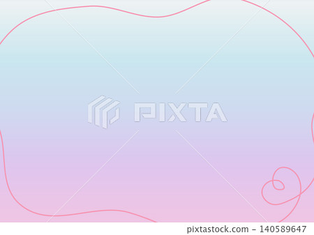 Simple pink heart background material and frame Simple pink heart background material and frame 140589647