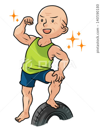 A senior man who is in good shape A senior man who is in good shape 140590180