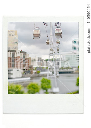 Yokohama Minato Mirai Chinatown, miniature processed with tilt lens (Photoshop), Polaroid style. Yokohama Minato Mirai Chinatown, miniature processed with tilt lens (Photoshop), Polaroid style. 140590464