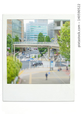 Yokohama Minato Mirai Chinatown, miniature processed with tilt lens (Photoshop), Polaroid style. Yokohama Minato Mirai Chinatown, miniature processed with tilt lens (Photoshop), Polaroid style. 140590522