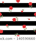 Seamless pattern of rose flowers 140590660