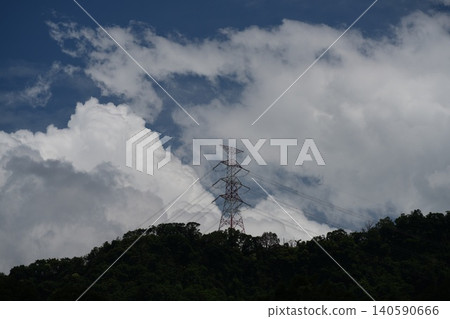 Power transmission tower Power transmission tower 140590666