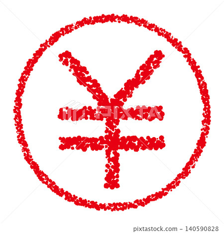 Crayon-style hand-drawn stamp-style icon: Money Crayon-style hand-drawn stamp-style icon: Money 140590828