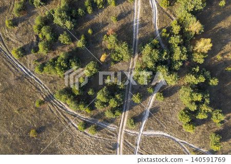 view from above of forest view from above of forest 140591769