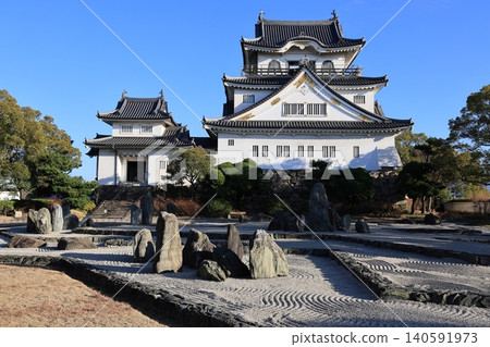 Castle tower of Kishiwada castle Castle tower of Kishiwada castle 140591973
