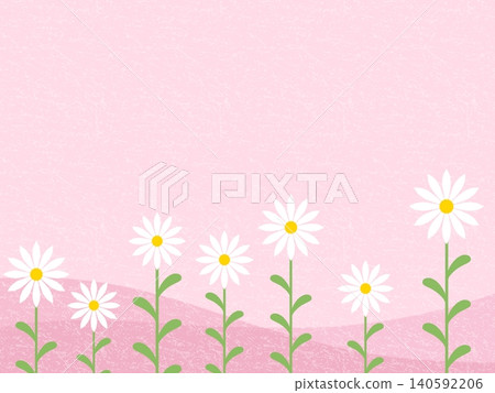 白色花卉背景(和紙)A4 白色花卉背景(和紙)A4 140592206
