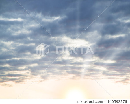 Bright clouds in the evening sky Bright clouds in the evening sky 140592276