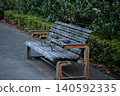Faded bench 140592335
