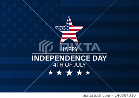 American Flag Star Emblem and Copy Space American Flag Star Emblem and Copy Space 140594310