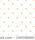 Watercolor seamless pattern with golden dots on white. Elegant hand drawn background with gold beads. Minimal repeatable design with pearls for fabric prints, packaging, stationery, wrapping paper. 140596660
