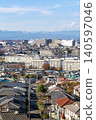 [Tokyo] Scenery of a suburban residential area 140597046