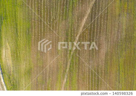 country road, view from above, aerial view country road, view from above, aerial view 140598326