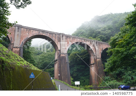 Brick bridge, Usui Pass, Heritage Site Brick bridge, Usui Pass, Heritage Site 140598775