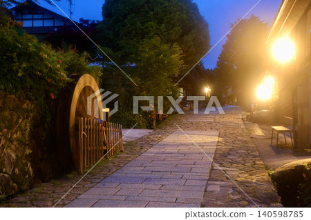 Magome-juku, evening (Nakatsugawa City, Gifu Prefecture) Magome-juku, evening (Nakatsugawa City, Gifu Prefecture) 140598785