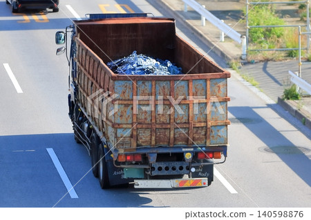 scrap transport vehicle 140598876