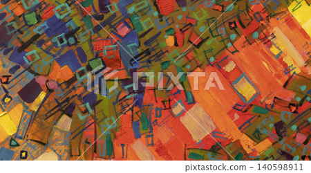 abstraction, oil painting abstraction, oil painting 140598911
