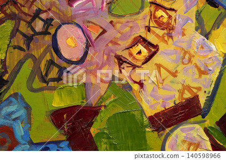 abstraction, oil painting 140598966