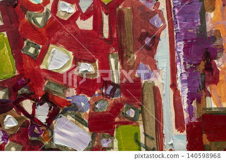 abstraction, oil painting abstraction, oil painting 140598968