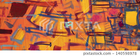 abstraction, oil painting abstraction, oil painting 140598978