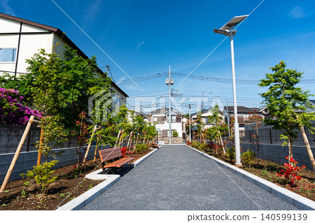 Sasumachi 5-chome Park, next to a large-scale residential development area, Sasumachi 5-chome, Chofu City, Tokyo Sasumachi 5-chome Park, next to a large-scale residential development area, Sasumachi 5-chome, Chofu City, Tokyo 140599139