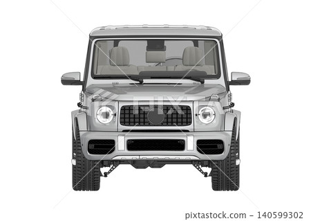 car isolated on transparent background, 3d illustration, cg render car isolated on transparent background, 3d illustration, cg render 140599302