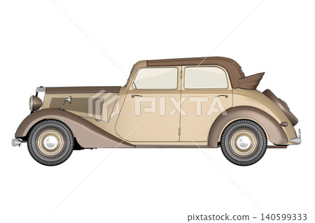 car isolated on transparent background, 3d illustration, cg render car isolated on transparent background, 3d illustration, cg render 140599333