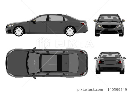 car isolated on transparent background, 3d illustration, cg render car isolated on transparent background, 3d illustration, cg render 140599349
