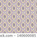 Stylish flourish swirl line petal ornament seamless pattern. Abstract vintage fabric fashion seamless texture for wallpapers, textile. 140600085