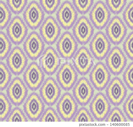 Stylish flourish swirl line petal ornament seamless pattern. Abstract vintage fabric fashion seamless texture for wallpapers, textile. 140600085