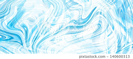Abstract Cyan and White Marble Swirl Background with Fluid Wave Texture Abstract Cyan and White Marble Swirl Background with Fluid Wave Texture 140600313