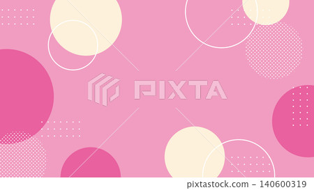 Abstract circular design on a pink background Abstract circular design on a pink background 140600319