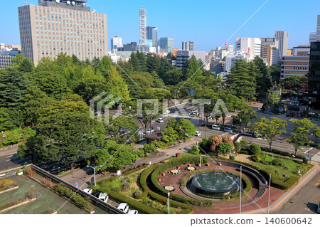 A view of Sendai city from Sendai City Hall (Sendai City, Miyagi Prefecture) A view of Sendai city from Sendai City Hall (Sendai City, Miyagi Prefecture) 140600642