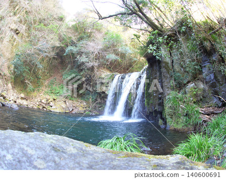 Landscape with a waterfall Landscape with a waterfall 140600691