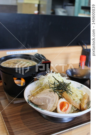 Steaming hot tsukemen noodles!! Steaming hot tsukemen noodles!! 140600839