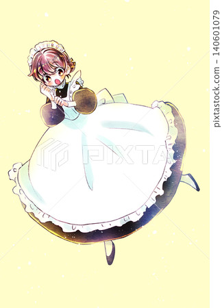 The maid panics. The maid panics. 140601079