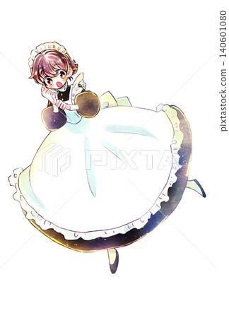 The maid panics. The maid panics. 140601080
