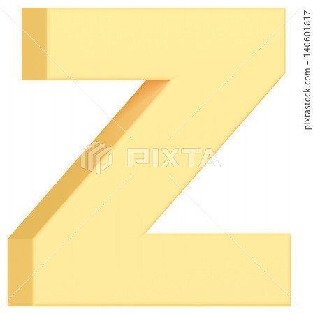 3D Material_Alphabet_Z_Light Green 3D Material_Alphabet_Z_Light Green 140601817