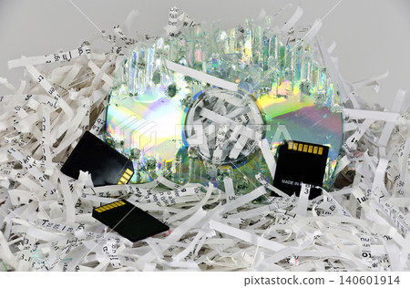 shredded papers and digital data storage shredded papers and digital data storage 140601914