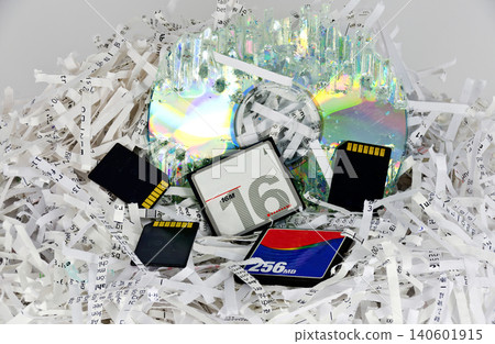 shredded papers and digital data storage shredded papers and digital data storage 140601915
