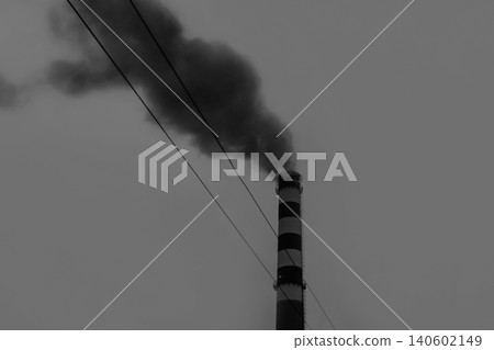 Pollution environment air ecology global problems. Toxic dark smoke dirty chimney industrial plant released atmosphere Pollution environment air ecology global problems. Toxic dark smoke dirty chimney industrial plant released atmosphere 140602149