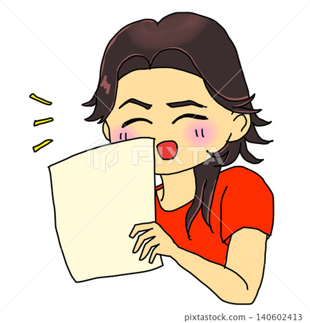 讀文件的婦女 讀文件的婦女 140602413