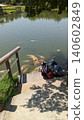 Scenery with a pond 140602849