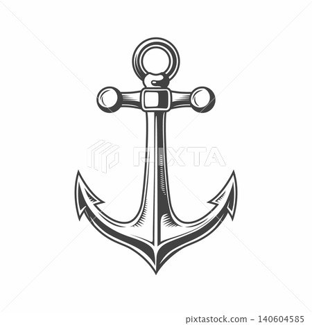 Anchor Icon, Vector Illustration. Nautical Anchor Vector and Marine Anchor Symbol for Sea, Ocean, Sailing, Boat, Ship and Maritime Design. Hand Drawn Vintage Anchor Illustration Anchor Icon, Vector Illustration. Nautical Anchor Vector and Marine Anchor Symbol for Sea, Ocean, Sailing, Boat, Ship and Maritime Design. Hand Drawn Vintage Anchor Illustration 140604585
