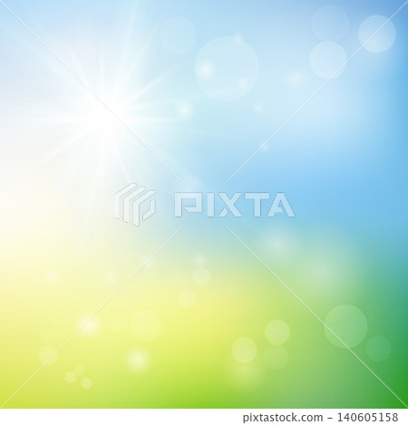 Spring nature background with bokeh light, for branding, web banners, ads, and seasonal design use Spring nature background with bokeh light, for branding, web banners, ads, and seasonal design use 140605158