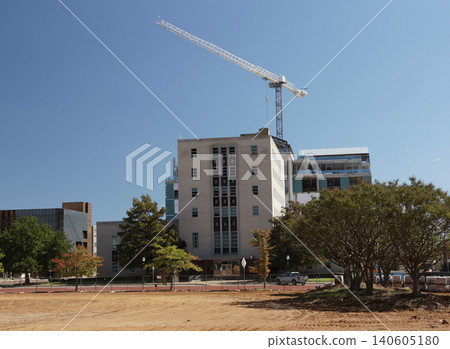 Smith County Courthouse With New Courthouse Under Construction in Tyler TX 140605180