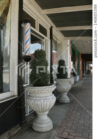Buildings in Small Town - Barber Shop Rural Texas Town Carthage Texas Buildings in Small Town - Barber Shop Rural Texas Town Carthage Texas 140605399
